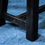 Banc en bois gris Sandblast