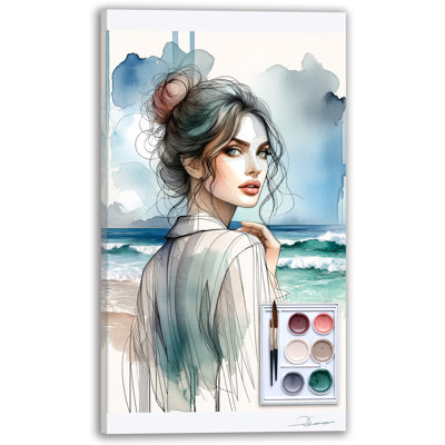 «Coastal Beauty», art mural sur toile tendue
