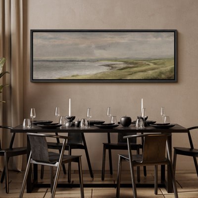 «French Country Rustic Landscape», impression sur toile surdimensionnée encadrée