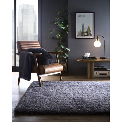 Coopers New Grey Shaggy Rug