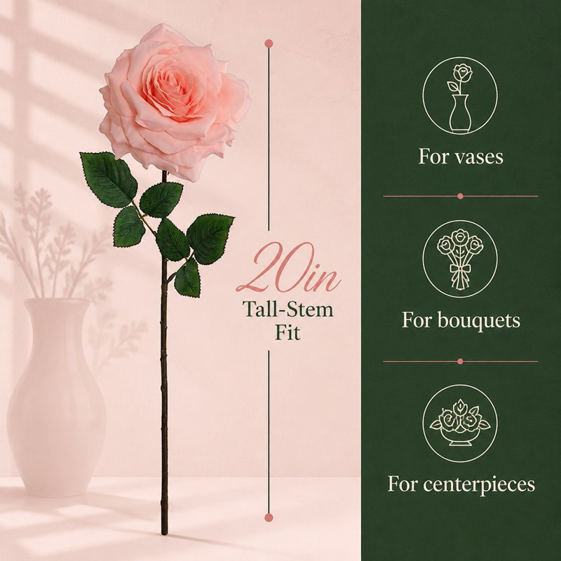 Artificial Silk Flower Arrangement - Realistic Home Decor