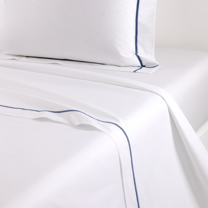 Athena Flat Sheet, Queen Flat Sheet, Outremer