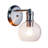 Oxa Spadaro 1 Light Brushed Nickel Indoor Wall Sconce 6"W