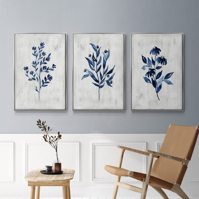 " Wild Indigo I " 3 - Pieces
