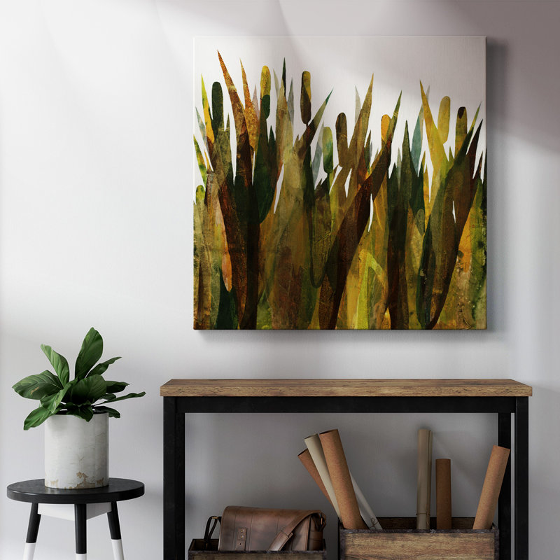 Cattails III - Toile tendue avec châssis de qualité supérieure - prête à être accrochée