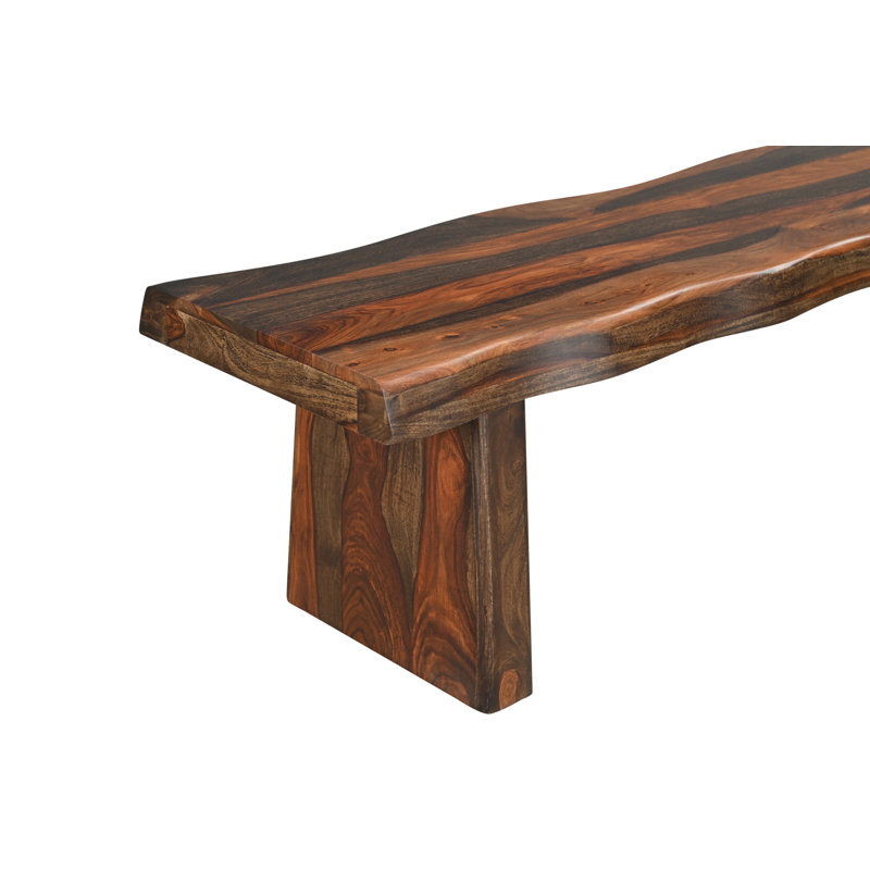 Banc de salle à manger Chaliyah, Noyer, 68" W