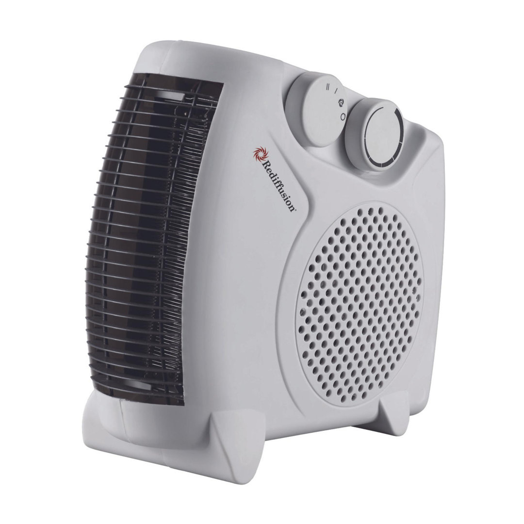 Rediffusion 0 BTU Electric Compact Space Heater with Adjustable Thermostat