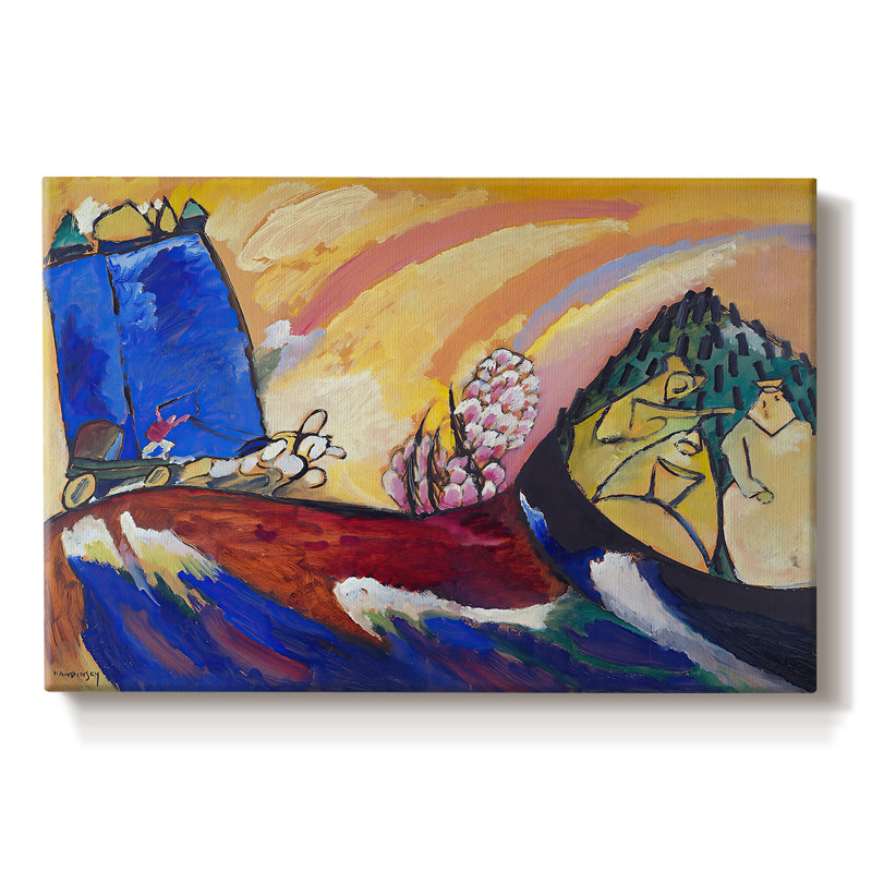 Improvisation 3-Wassily Kandinsky-Gallery Wrapped Canvas-1909, 8x12