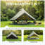 Tente de campement 4 saisons 16,4 pi Bell Green-126693935