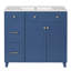 Meuble-lavabo 36 po avec lavabo en céramique-117168889