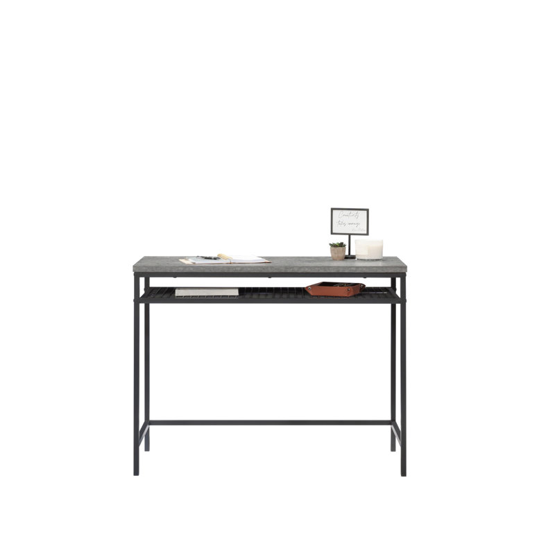 Bureau d'écriture, finition grise