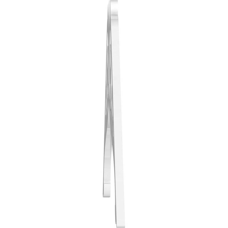 Carrillo Architectural Grade PVC Gable, 37.5" H x 60" W x 1" D, 14/12