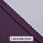 Room Darkening Curtains, Purple and Greyish White Gradient Drapes Curtains,2 Panels,52 x 63 inches