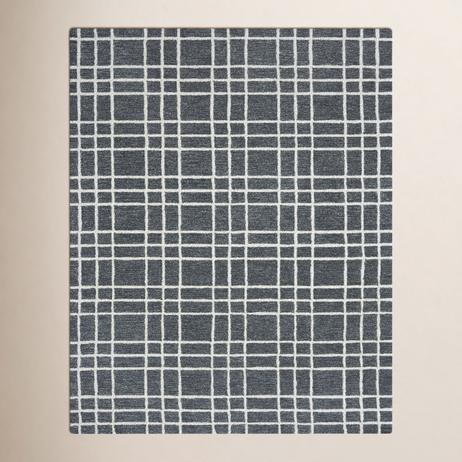 Alec Wool Gray Rug, Rectangle 7'9" x 9'9"
