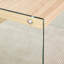 Table basse avec table d'appoint en verre trempé transparent-418897416