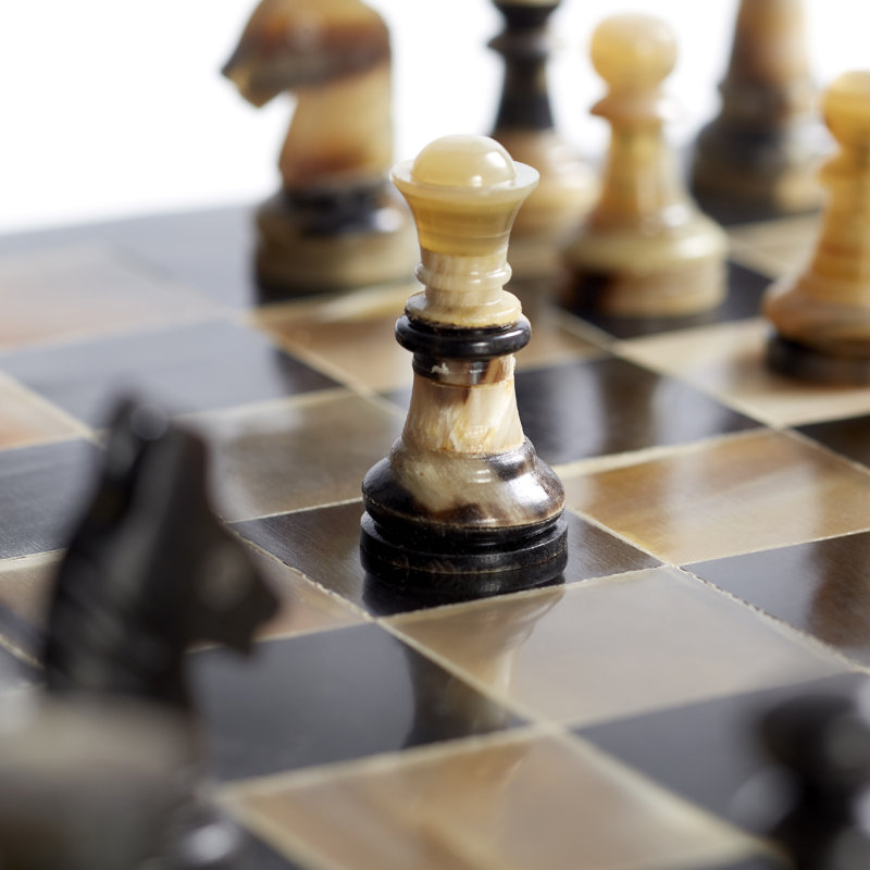 Black Chess Board Game