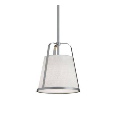 409E166077E14031A8B5DA82BEAE96E6 Jamori 10" One-Light Medium Base Pendant, Satin Nickel