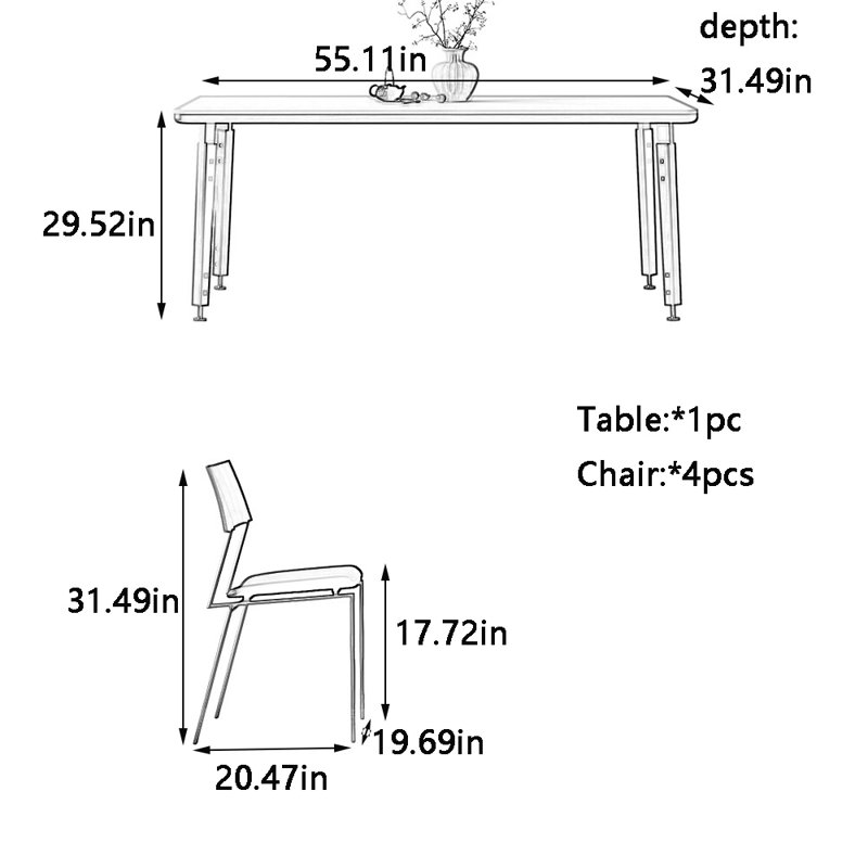 Saniveieri, 29.52"H x 55.11"L x 31.49"W