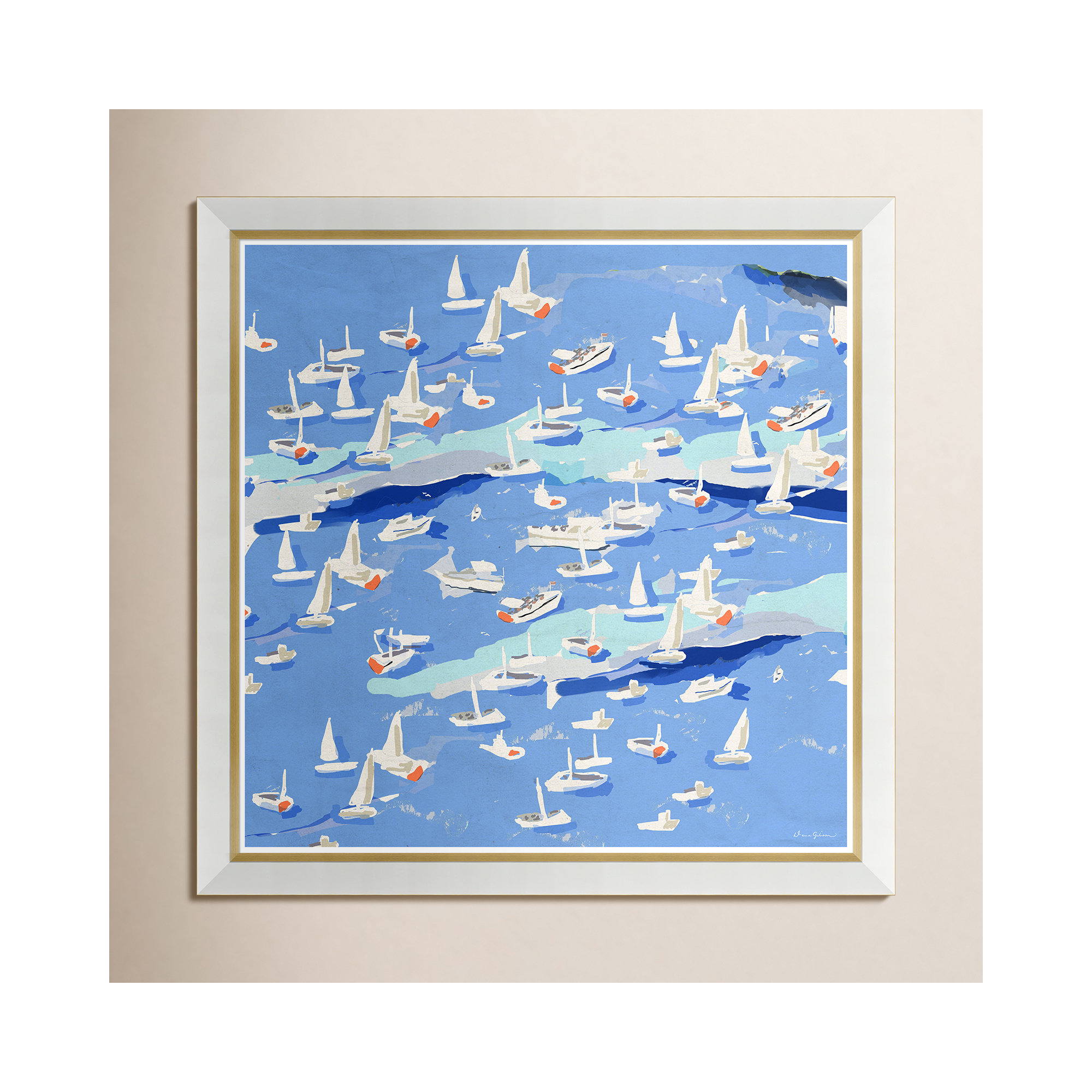 Island Hopping I by Dana Gibson