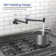 Circular Pull Down Pot Filler with Accessories