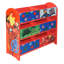 Marvel Avengers Toy Storage Unit: 6-Box Organizer for Bedroom - Made from Engineered Wood/Fabric/Metal - Easy Assembly and Clean Up