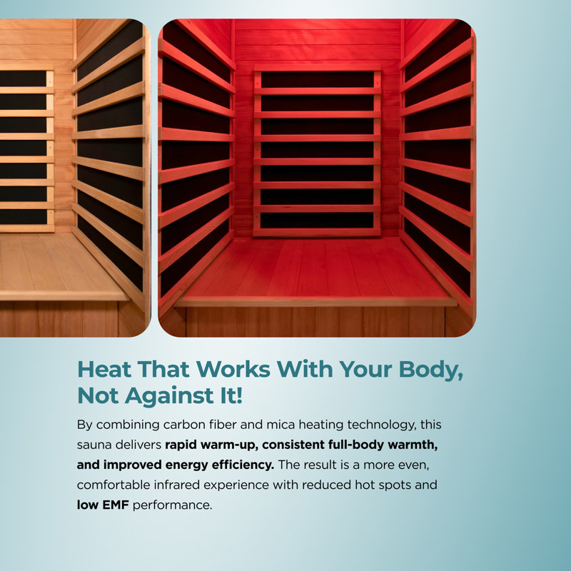 SOLO 1 Person Low EMF Infrared Sauna