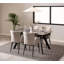 Narielle Extendable Metal Base Dining Table