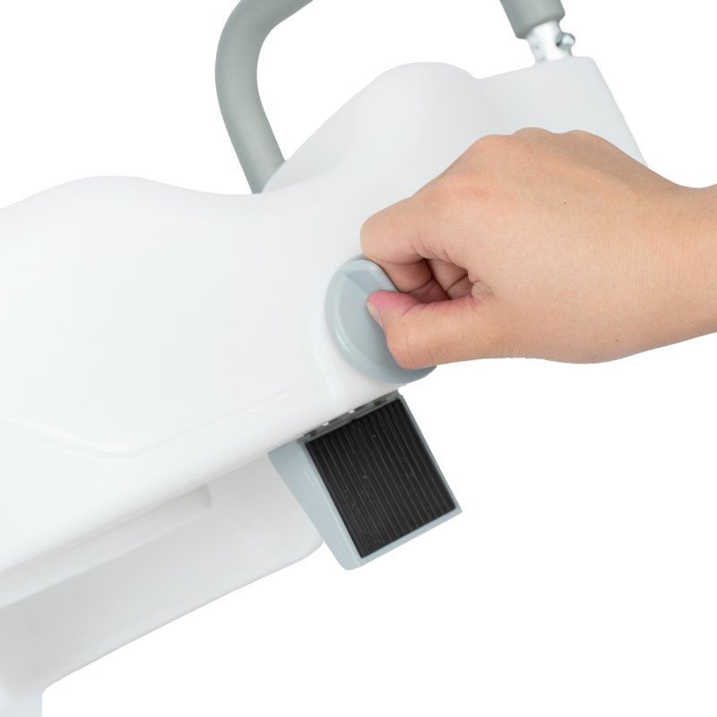 Locking Elevated Toilet Seat Riser With Adjustable Height Arms