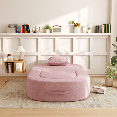 Modern 2-in-1 Sleeper Compression Chair With Ottoman, Convertible Folding Sofa Bed, No Assembly Required