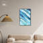 «Blue Abstract Canvas Vibrant Coastal Wall Art» par Art Remedy-104625852-104625863