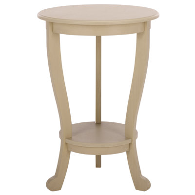 Tutuala Solid Wood 3 Legs End Table with Storage