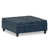 Harrison Blue Faux Leather