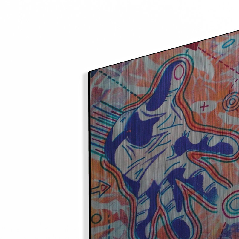 Art mural en métal Trinx «Magic» par Abstract Graffiti