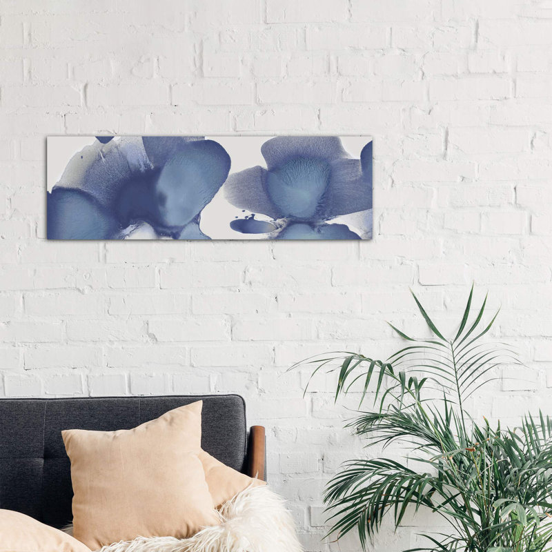 Animate Indigo I by Hannah Carlson - Wrapped Canvas Panoramic Print, 121.92 cm H x 40.64 cm W x 1.91 cm D