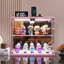 Mini vitrine l 15,7 po avec lumière DEL, vitrine transparente Gless -121697473