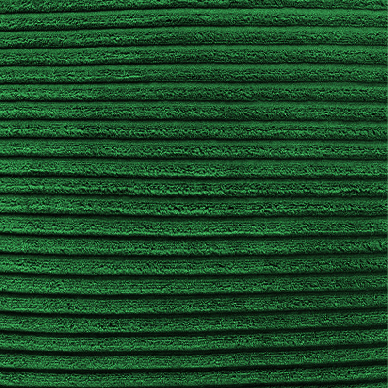Striped Square Euro Cushion Cover, Emerald