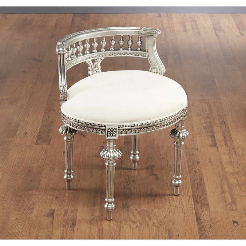 Hurst Linen Barrel Chair, Silver