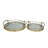 Alu Specials Stainless Steel Metal Round Mirrored Gold Decor Tray with Elevated Rim and Handles Set-17656216