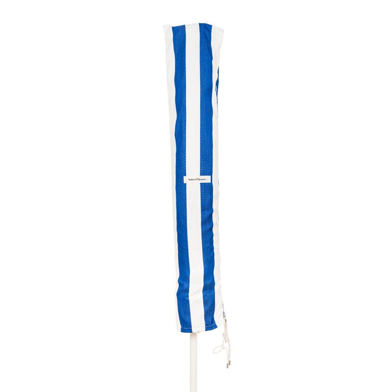 Patio 90'' W Umbrella, Blue/White