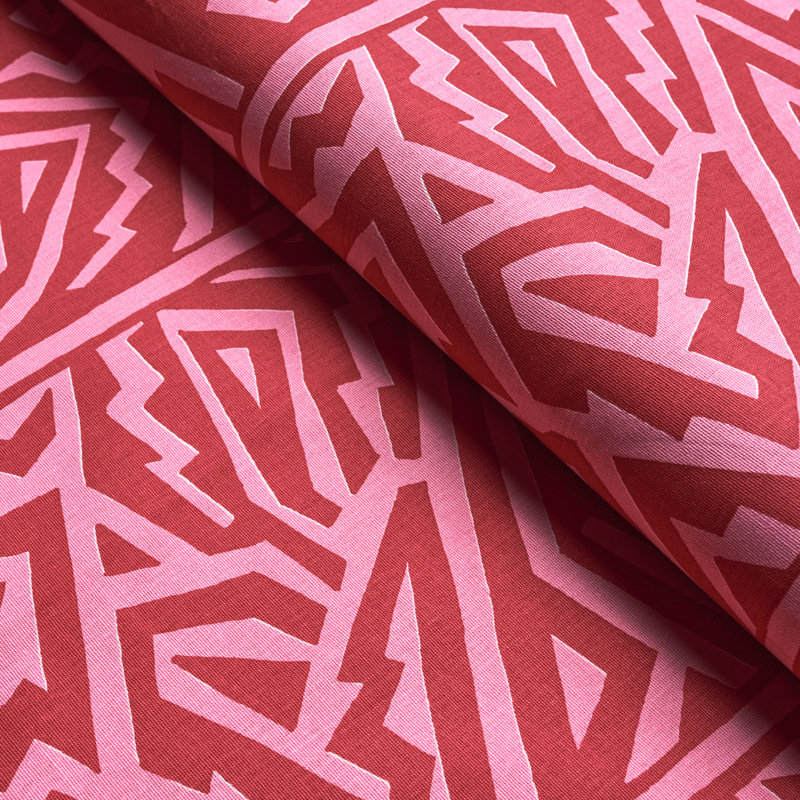 Tissu Schumacher x David Kaihoi, Rose