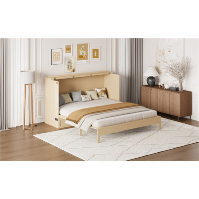 Queen Size Murphy Bed With Large Drawers