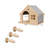 Cat Wall Climbing Steps with House for Small Cats