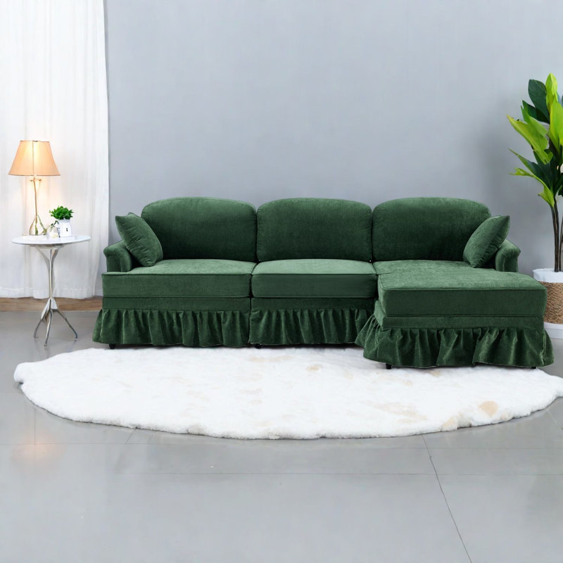 Canapé modulaire en chenille 103 pouces
