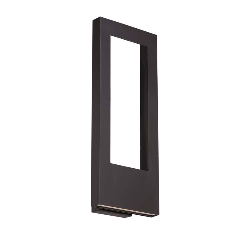 Twilight LED Wall Light, Bronze, 21" H x 9" W x 4" D