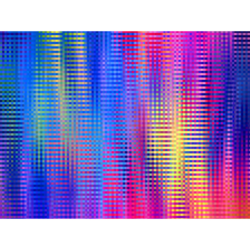 «Weave of Linear Time» par Drew Gaffney, Papier avec cadre noir, 16" H x 20" W