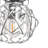 7 Inch Crystal Ceiling Light - Semi-Flush Mount With E26 Socket For Hallway & Entryway