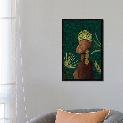 Vea (Teal) by Bria Nicole - Print on Canvas