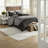 Luxurious Faux Suede Bedding Sets, Polyester Queen, Rustic Lodge Décor
