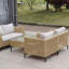Ensemble de canapé simple en rotin imperméable pour l'extérieur-1859289608-1859289609
