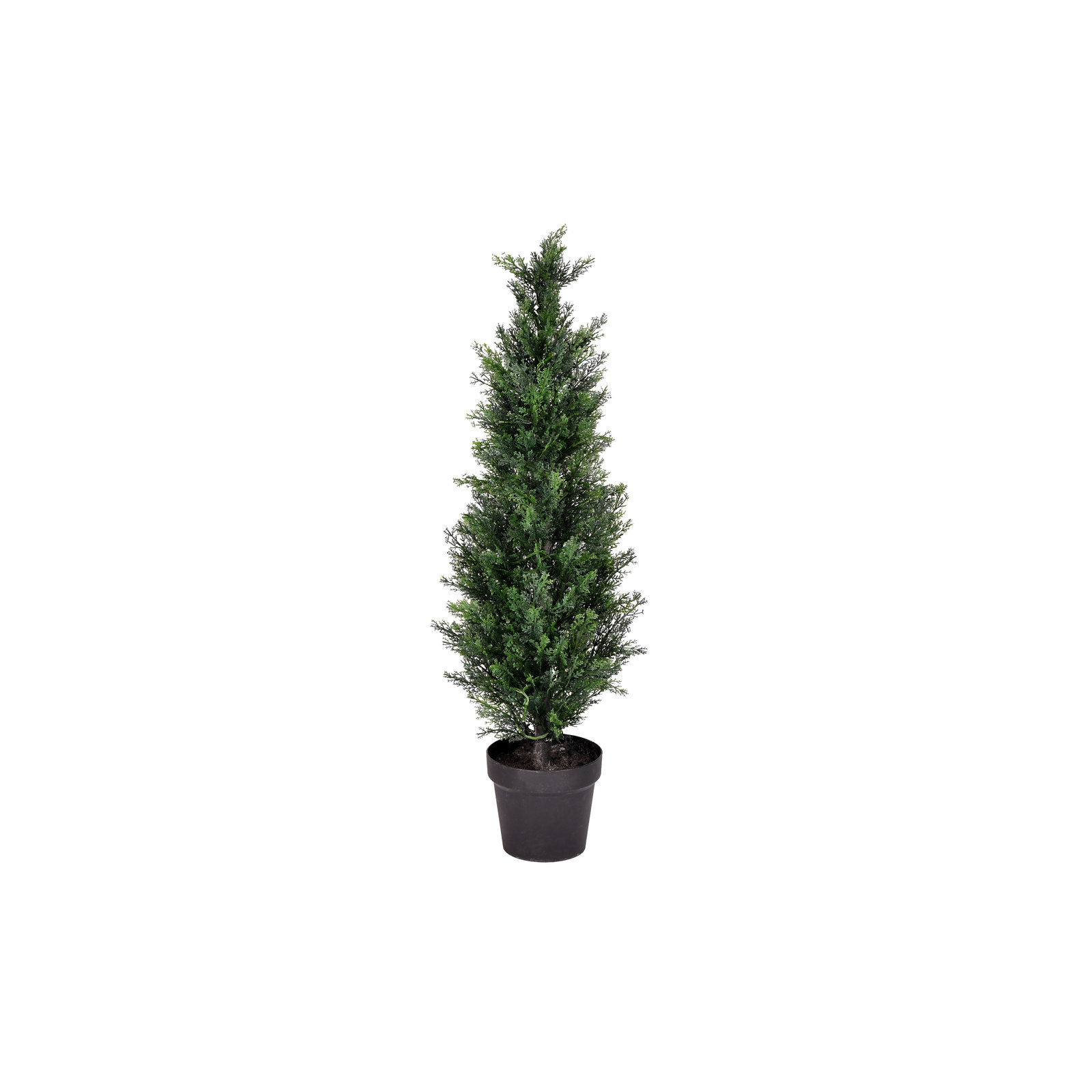 Yarbro Faux Foliage Topiary in Pot, 36" H x 8" W x 8" D